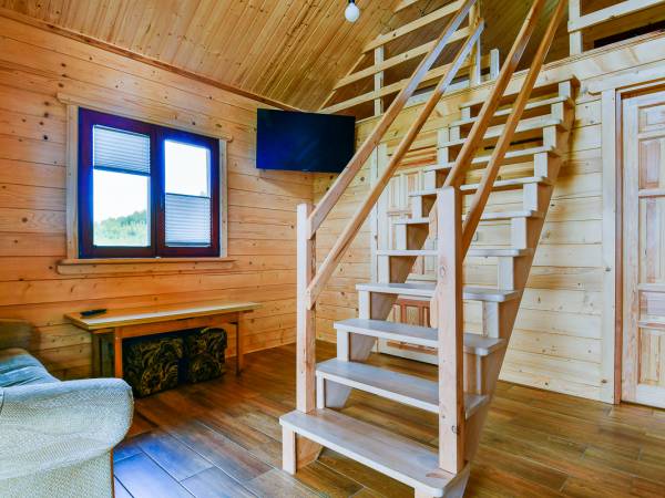 Domek 6 osobowy plus Sauna i Jacuzzi - Salon 