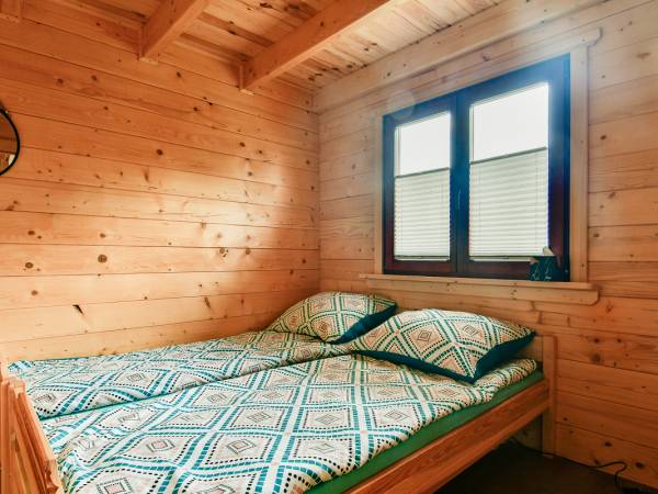 Domek 6 osobowy z sauną i jacuzzi - pokój 2 osobowy