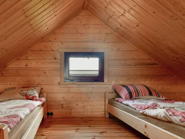 Domek 6 osobowy z sauną i jacuzzi - pokój 2 osobowy