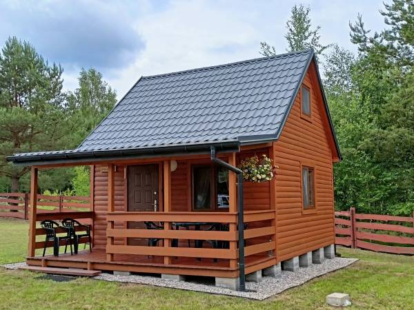 Meble ogrodowe na tarasie