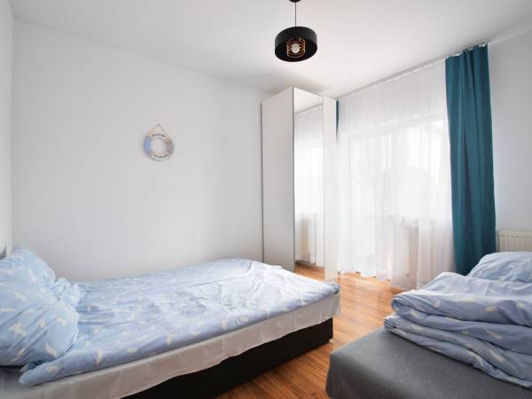 Sypialnia apartamentu nr 11