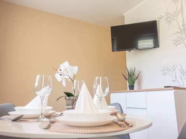 Apartament beżowy z tarasem