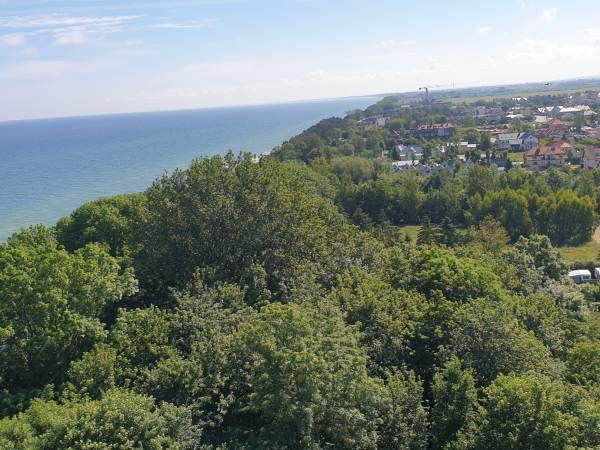 Widok z latarni Gąski