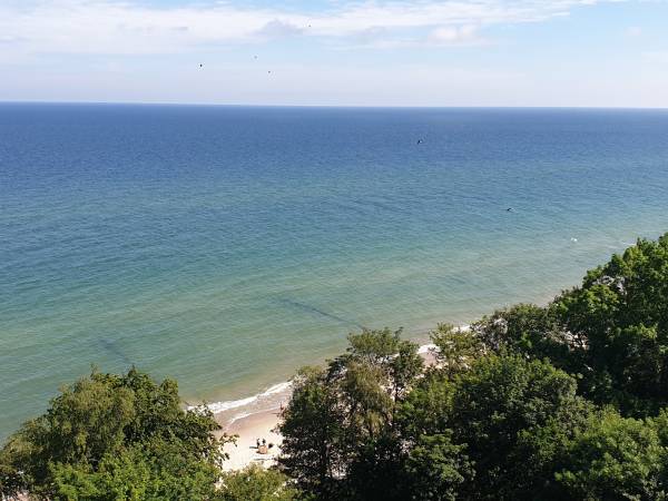 Widok z latarni Gąski