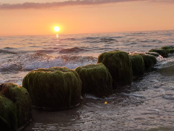 Zachód słońca Gąski