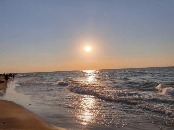 Zachód słońca Gąski