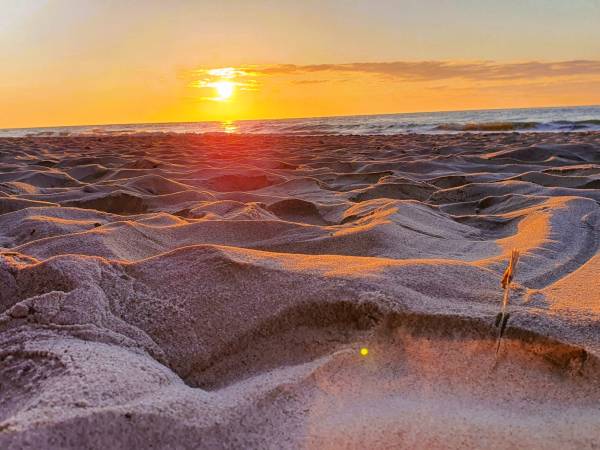 Zachód słońca Gąski