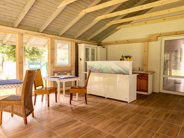 Weranda z aneksem kuchennym