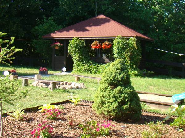 ogród wodok na altane