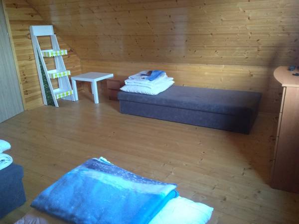 domek ośmioosobowy-sypialnia czteroosobowa