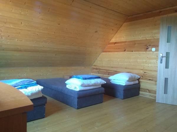 domek ośmioosobowy -sypialnia czteroosobowa