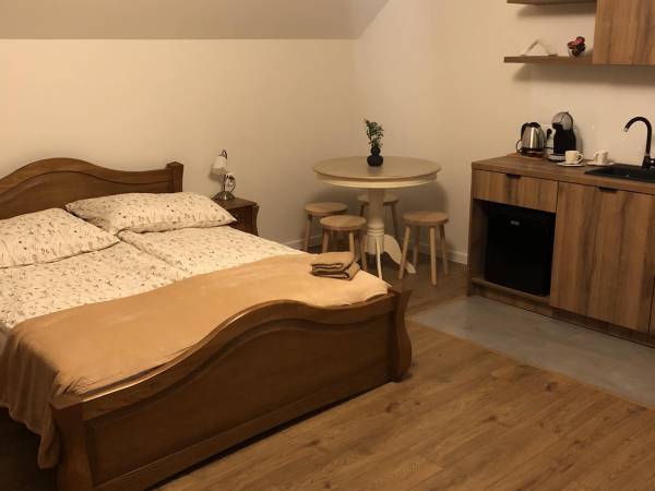 Apatrament z aneksem kuchennym. 