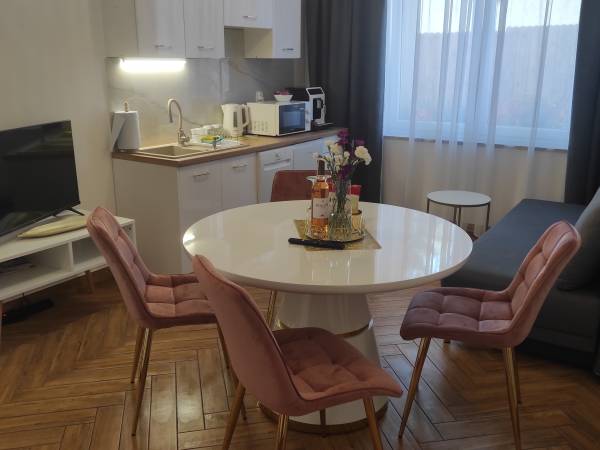 SALON Z ANEKSEM KUCHENNYM APARTAMENT SOSNOWY 