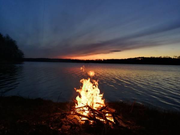 Domki na Kaszubach nad Jeziorem Mausz