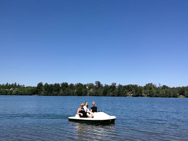 Domki na Kaszubach nad Jeziorem Mausz