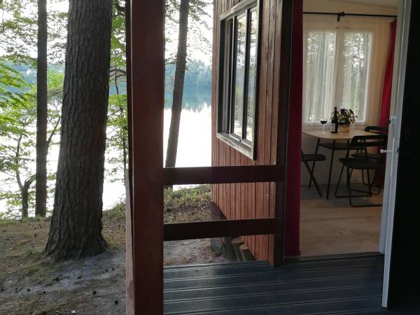 Domki na Kaszubach nad Jeziorem Mausz