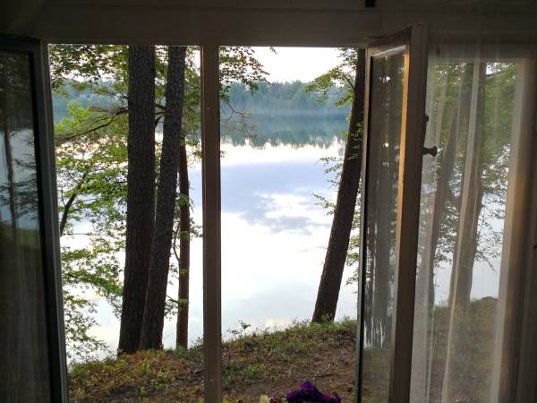 Domki na Kaszubach nad Jeziorem Mausz