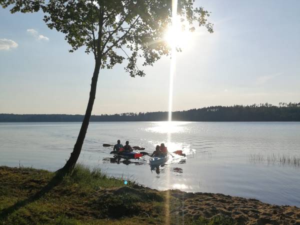 Domki na Kaszubach nad Jeziorem Mausz