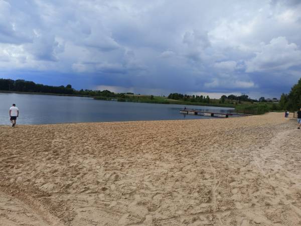 Nowa plaża w Kulikowie oddalona 350m od domku