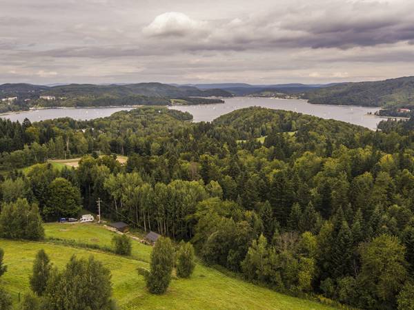 Domek całoroczny z kominkiem