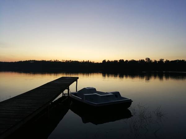 Domki na Kaszubach nad Jeziorem Mausz