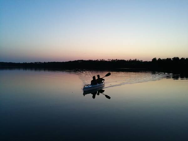 Domki na Kaszubach nad Jeziorem Mausz