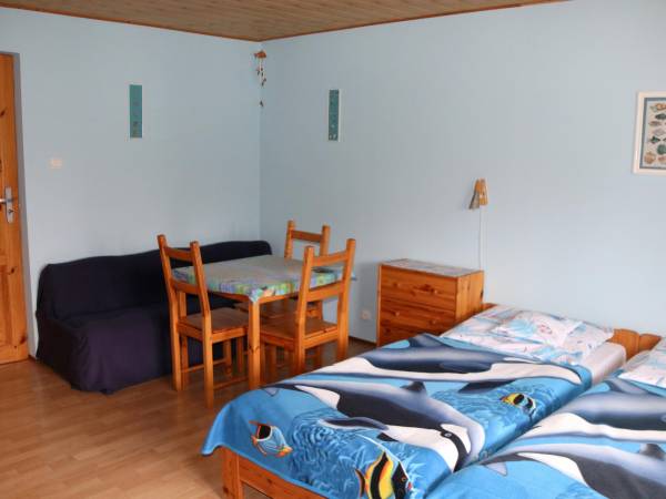 Pokój morski 4-5 osobowy. Pokój z prywatną łazienką.