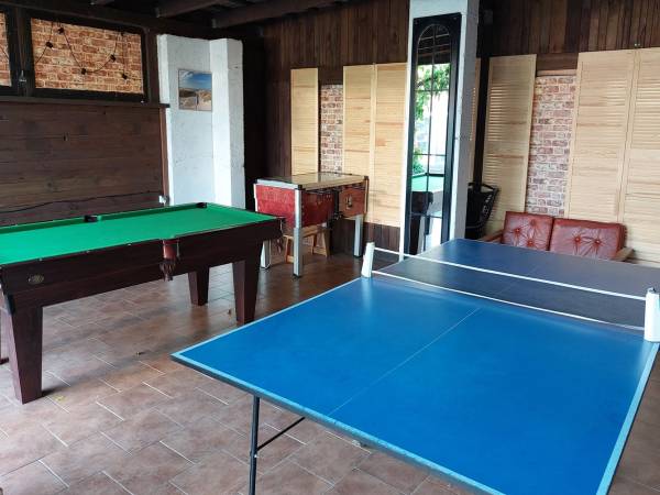 ping-pong, bilard, piłkarzyki