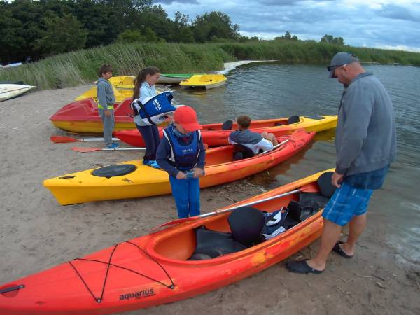 kajaki nad zatoką