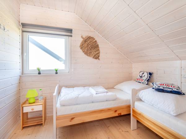 Domki 6 osobowe sypialnia