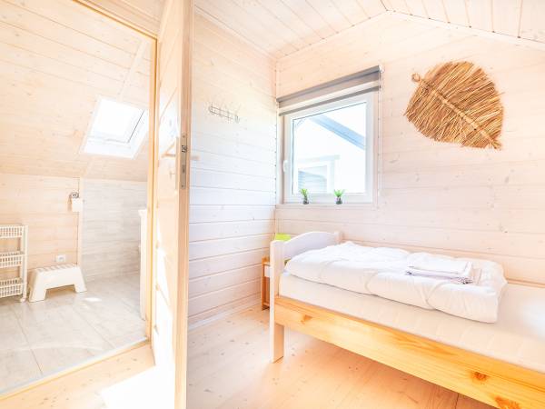 Domki 6 osobowe sypialnia