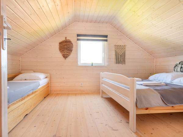 Domki 6 osobowe sypialnia