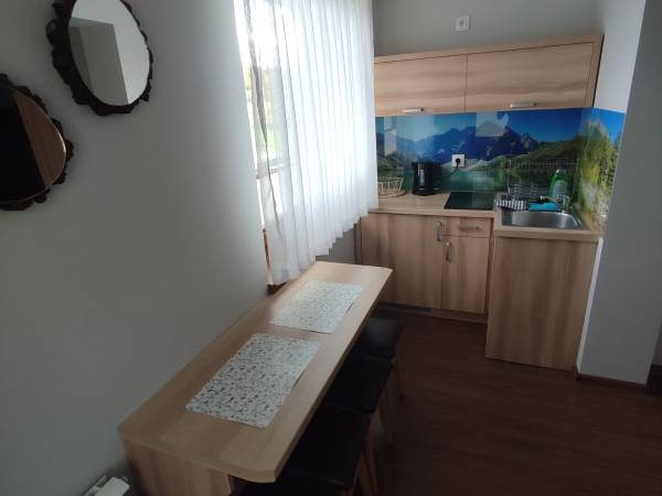 Apartament nr 1 - kuchnia i blacik
