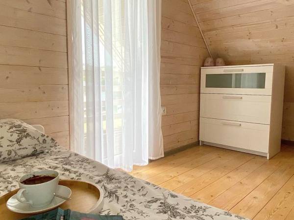 domek dwupoziomowy - sypialnia 