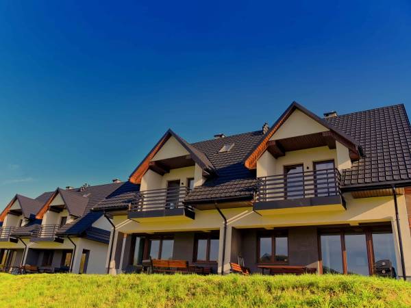 Apartament od strony ogrodu.