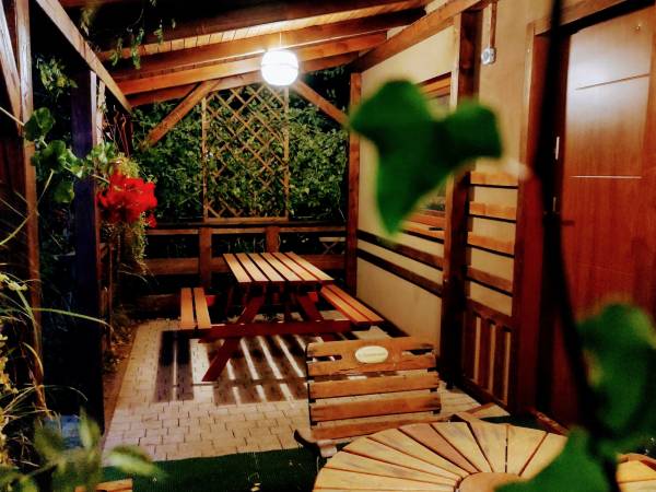 Domek Brzozowy Zakątek sauna, jacuzzi