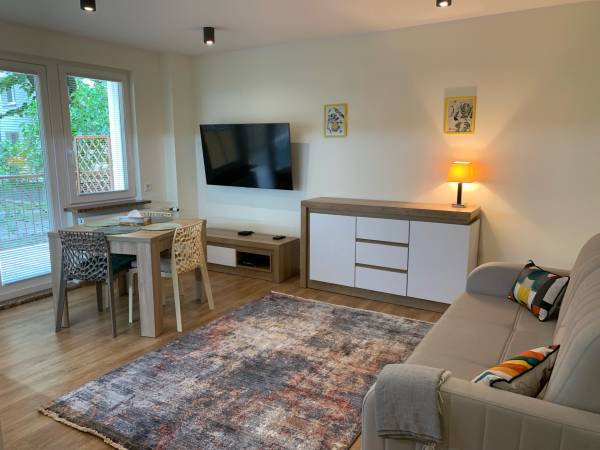 Salon z aneksem kuchennym