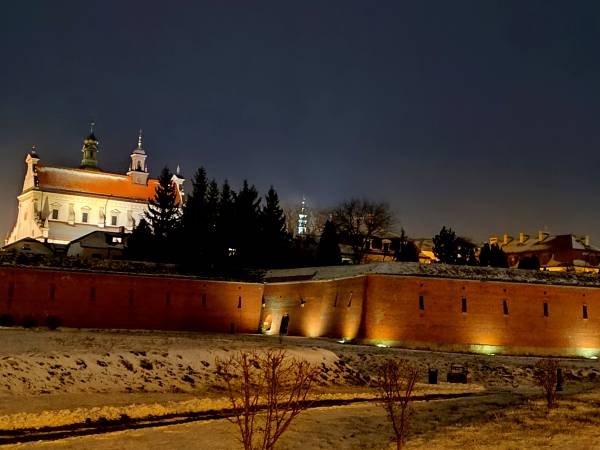 Stare Miasto: mury obronne i Katedra Zamojska 