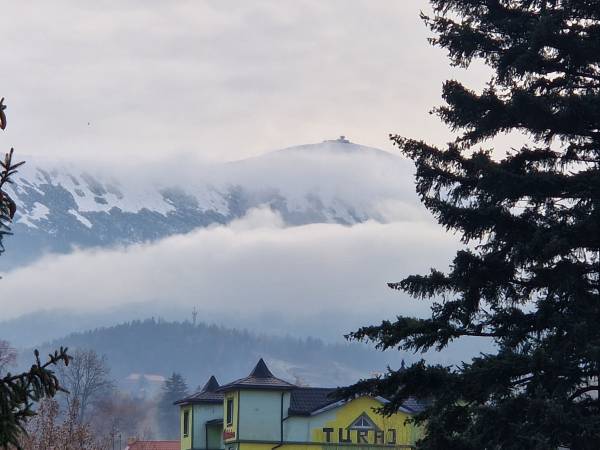 Widok z apartamentu 6-8 osobowego drugie piętro 