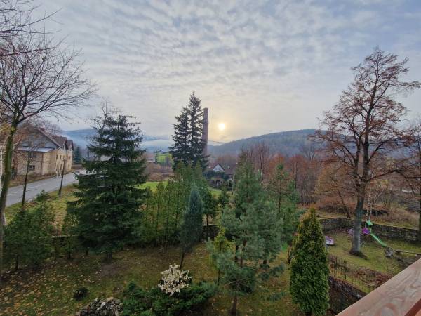 Widok z apartamentu 6-8 osobowego drugie piętro