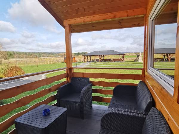 domek 4 osobowy taras