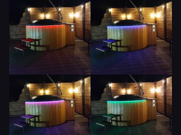 Gorąca balia z jacuzzi