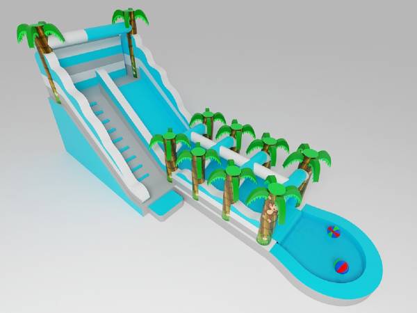 NOWOŚĆ 2023! Dmuchana zjeżdżalnia wodna - nowa atrakcja dla najmłodszych Gości