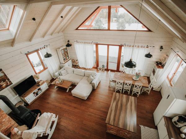 Stodoła, widok z antresoli