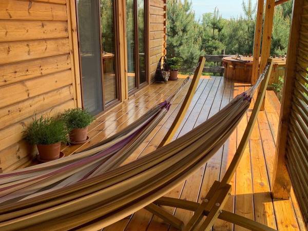 Dom z Patyków taras