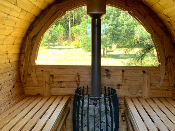 Dom z Patyków, sauna
