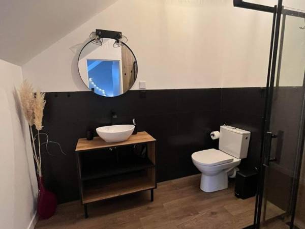 łazienka w pokoju Delux