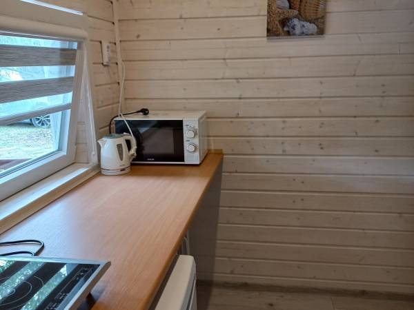 Domek nr 4 turkusowy, 2 pokojowy 