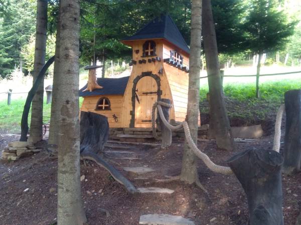 Domki Pod Biegunem, Wioska Smerfów oraz Wzgórze Gargamela