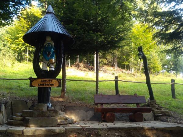 Domki Pod Biegunem, Wioska Smerfów oraz Wzgórze Gargamela